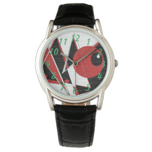 De Pulsera Ojo Rojo viendo el reloj masculino