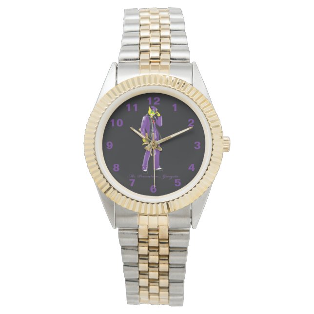De Pulsera Percentum Gangsta Dos Reloj Tono (Anverso)