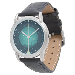De Pulsera Poster del reloj atómico del espacio profundo, ver