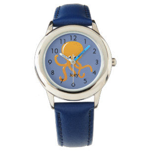 De Pulsera Pulpito Naranja en Reloj Personalizado para Niños