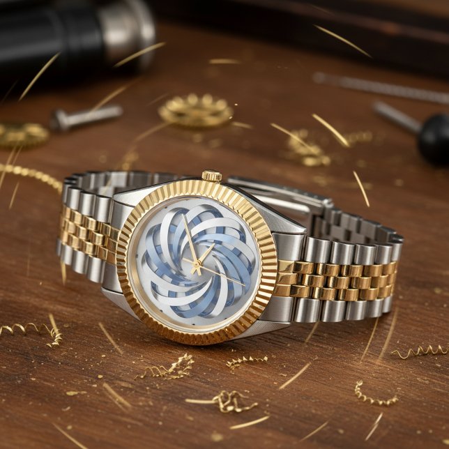 De Pulsera Reloj abstracto 3D moderno (Subido por el creador)