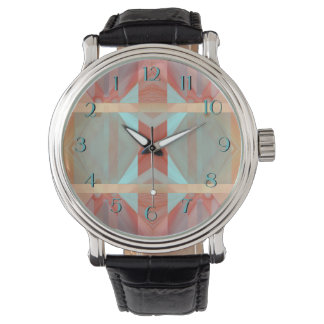 De Pulsera Reloj abstracto nativo hacia atrás