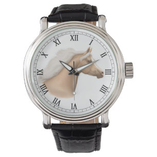 De Pulsera Reloj árabe del caballo del Palomino