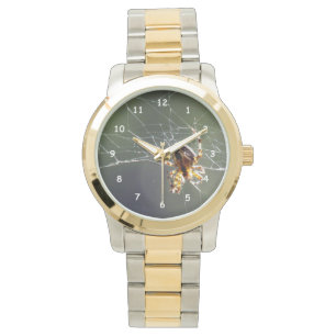 De Pulsera Reloj - araña en tela