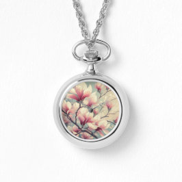 De Pulsera Reloj Art Deco Magnolia Blooms eWatch