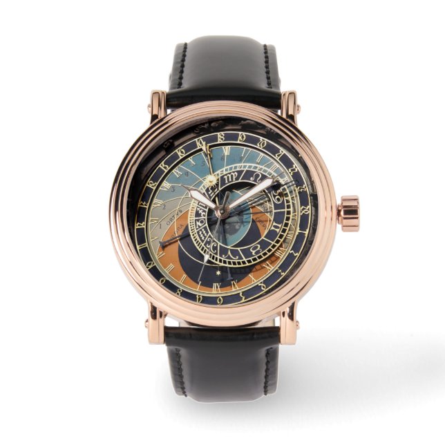 De Pulsera Reloj Astronómico En Praga (Anverso)