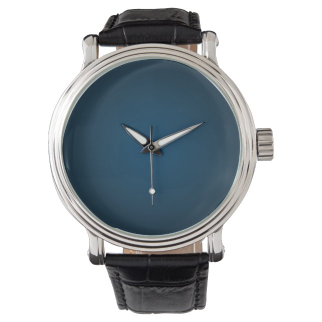 De Pulsera reloj azul marino (color sólido) (Anverso)
