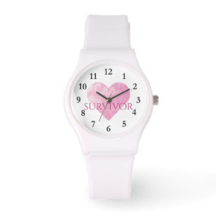 De Pulsera Reloj blanco deportivo del silicio, superviviente