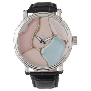 De Pulsera Reloj clásico con gráfico abstracto elegante