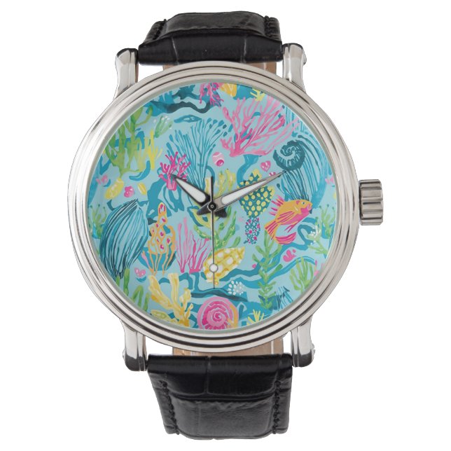 De Pulsera Reloj clásico con gráfico elegante (Anverso)
