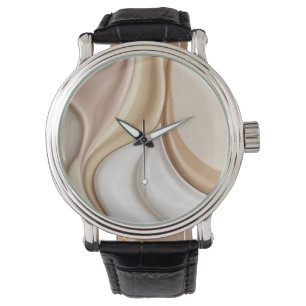 De Pulsera Reloj clásico en un gráfico abstracto elegante