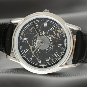 De Pulsera Reloj clásico personalizado para hombre. Con aspec