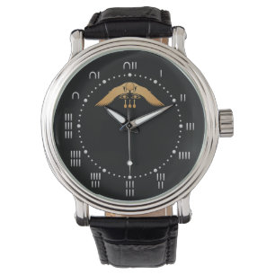 De Pulsera Reloj con alas egipcio del disco