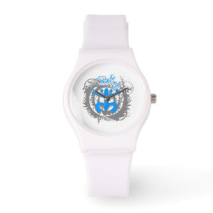 De Pulsera Reloj con diseno taino del coqui