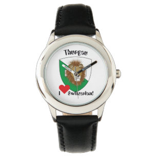 De Pulsera Reloj con el diseño Thurgau Suiza del suizo