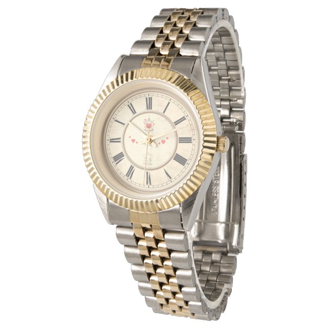De Pulsera Reloj con números romanos número moderno grande Fá (Angular)