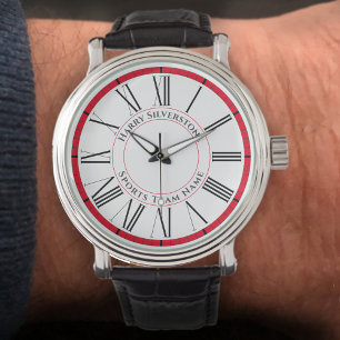 De Pulsera Reloj con tu nombre y el nombre del equipo deporti