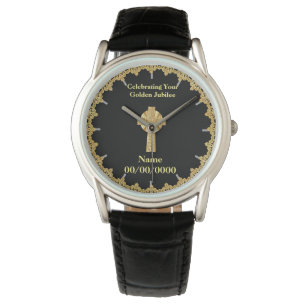 De Pulsera Reloj conmemorativo del aniversario del sacerdote