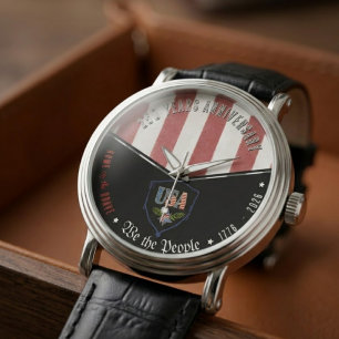 De Pulsera Reloj conmemorativo patriótico US 250 We the Peopl