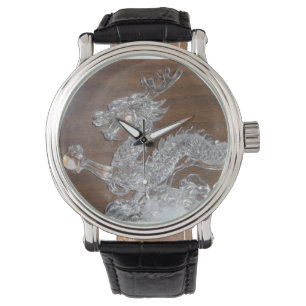 De Pulsera Reloj cristalino del dragón