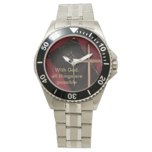 De Pulsera Reloj cristiano del regalo