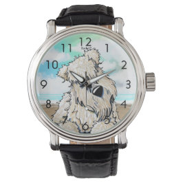 De Pulsera Reloj curioso del Terrier Wheaten