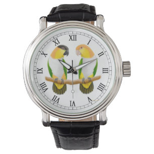 De Pulsera Reloj del amor del loro del caique