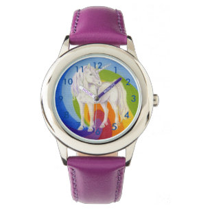 De Pulsera Reloj del arco iris del unicornio