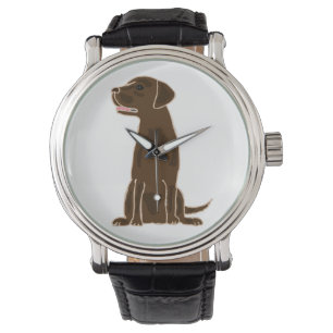 De Pulsera Reloj del arte del labrador retriever del