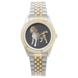 De Pulsera Reloj del beagle para los hombres