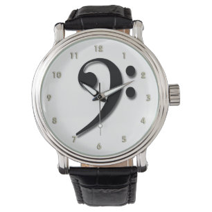 De Pulsera Reloj del Clef bajo