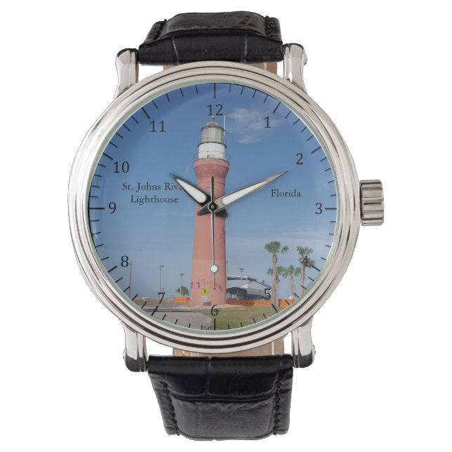 De Pulsera Reloj del faro del río St. Johns (Anverso)
