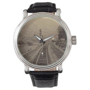 De Pulsera Reloj del ferrocarril y del tren - Railroad la