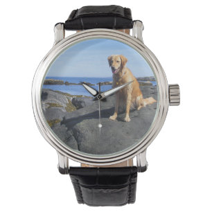 De Pulsera Reloj del golden retriever