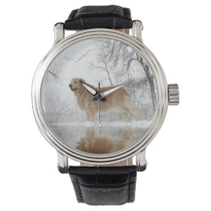 De Pulsera Reloj del golden retriever