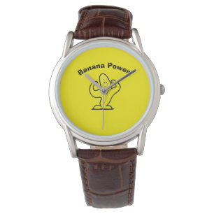 De Pulsera Reloj del poder del plátano