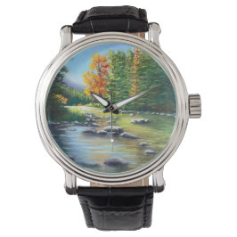 De Pulsera Reloj del río Otoño