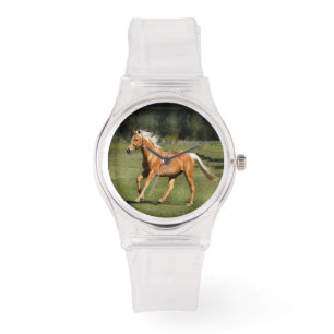 De Pulsera reloj del rosa del poder del palomino