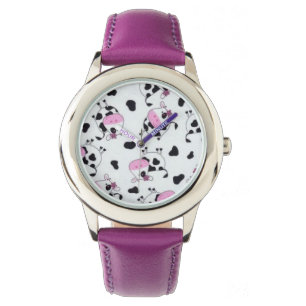 De Pulsera Reloj diseñado por vaca infantil