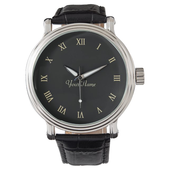 De Pulsera Reloj elegante con tu nombre (Anverso)