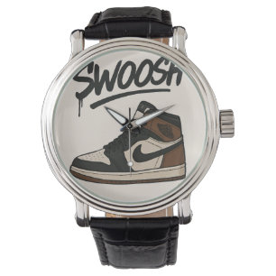 De Pulsera Reloj elegante con zapato inteligente y "Swoosh"