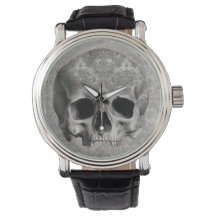 Reloj elegante pero espeluznante Brocade Skull