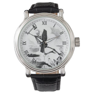 De Pulsera Reloj esquelético del guerrero