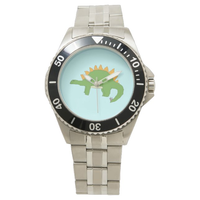 De Pulsera Reloj estegosauro (Anverso)