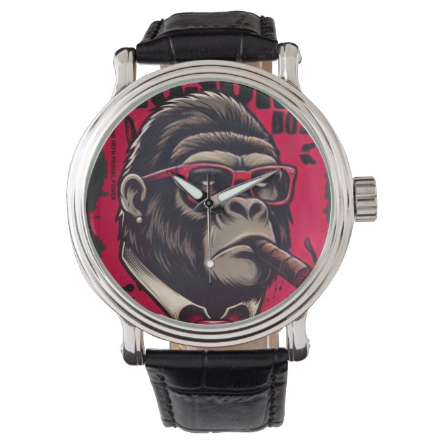 De Pulsera Reloj eWatch Jefe Gorila Hombres/Mujeres (Anverso)