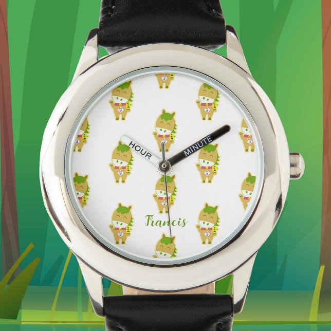 De Pulsera Reloj eWatch Personalizado Año del Caballo Afortun (Horse Year Lucky Cute Personalized Watch, perfect for you or as a gift for your loved ones! )