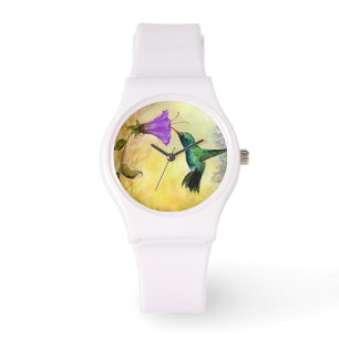 De Pulsera Reloj feliz del colibrí