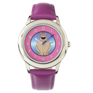 De Pulsera Reloj femenino del perro del dibujo animado
