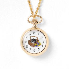 De Pulsera Reloj femenino - Gato en cesta