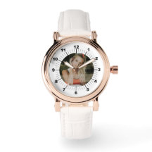 Reloj femenino - Personalizado - Blanco dorado Ros